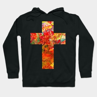 Abstract cross. Hoodie